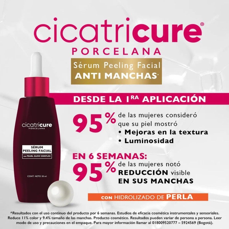 Cicatricure Serum PeelingX30 Ml Gel Facial AntimanchasX50G Cicatricure para piel