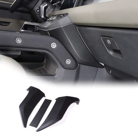 JONKOKO Car Styling Car Center Console Knee Leg Elbow Panel Side Trim Cover Interior Accessories Decoration for Land Rover Defender 2020-2023 90 110 130 Accessories (Matte Black)