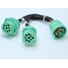 J1939 ELD Splitter Y Cable 9 Pin J1939 Male to