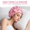 QYIKLPY Gorro De Satín Para Cabello Rizado, Gorro De Seda