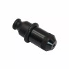 Unbranded Black | Smooth Metal Pepper Shaker Rubber Pacifier Bullet