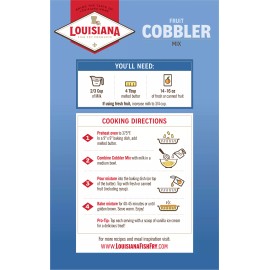 Louisiana Fish Fry Cobbler Mix 10.58 oz (Pack of 12)