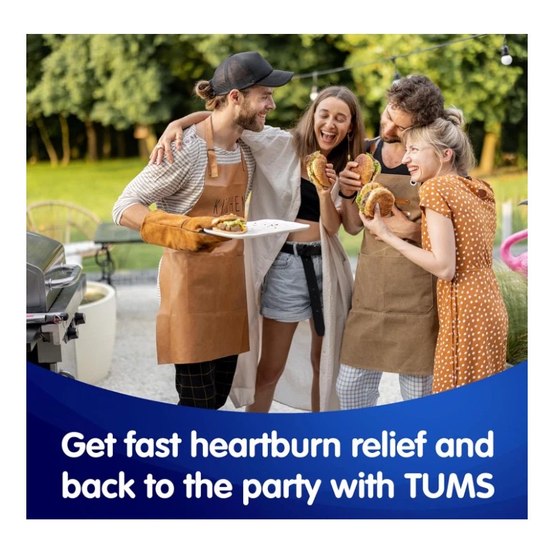 TUMS Naturals Ultra Strength Antacid, Black Cherry & Watermelon -