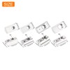 sourcing map 80Pcs M3/M4/M5/M6 T Spring Nut Half Round T