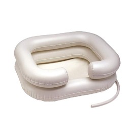 MOBICARE Tina Inflable Para Cabello, Acojinamiento En Cuello Y Hombros, Cómoda, Fácil Y Rápida De Usar