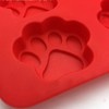 2 Pc Silicone Mold Puppy Dog Paw & Bone Shape