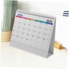 TEHAUX Standing Flip Calendar Desk Calendar 2025 Large Academic Year