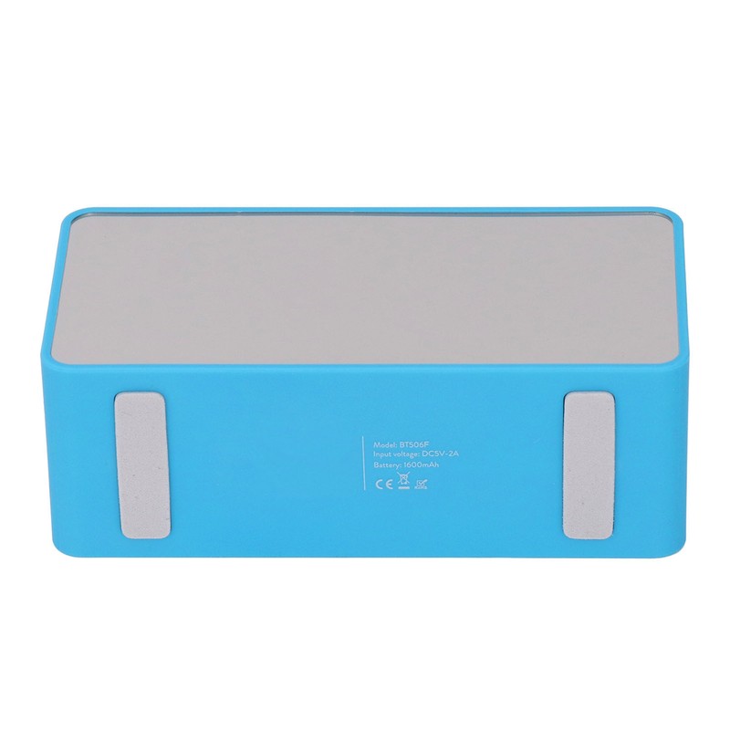 Alarm Clock Blue HD Mirror 2 in 1 Smart LED