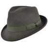 ZAFS Trilby Wool Hat Waterproof Fedora Winter Hats For Men