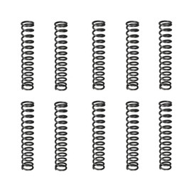 DTGN 1.2x9x50mm(DxODxL) Compression Spring - 20Pack - Good for Machinery - Spring Steel Extension Spring - Black