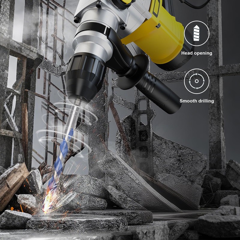 5 Pack 1/2 inch Masonry Drill Bit Set,Concrete Drill Bit