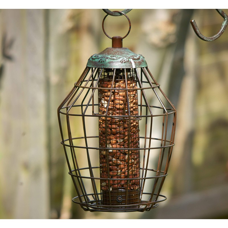 Peckish 60051234 Secret Garden Squirrel Proof Peanut Bird Feeder, 16