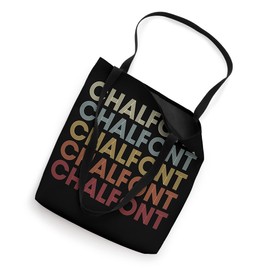 Chalfont Pennsylvania Chalfont PA Retro Vintage Text Tote Bag