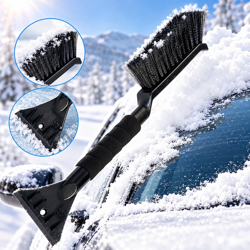 Double Head Car Snow Removal Shovel 2 in 1 Ice