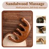 LuojinLuoda Stainless Steel Gua Sha Facial Tools & Wooden Scalp