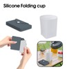 Lunarthos Silicone Collapsible Cup, Portable Foldable Travel Cup with Compact