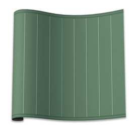 Oxdigi Faux Panel Peel and Stick Wallpaper - Slat Self-Adhesive PVC Contact Paper with 3D Effect | Waterproof & Removable | Half Wall Ambiance, Green, 35.4" X 118.1"