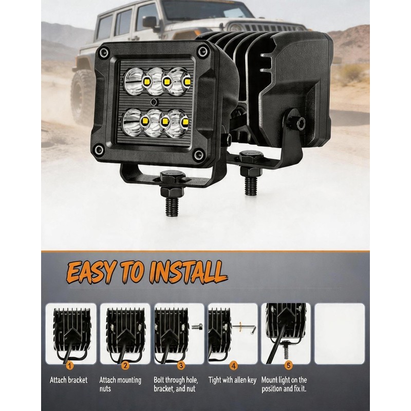 LED Cubes CREE LED Pods Driving Light for Truck Pickup