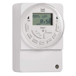 Bell System TS2000BST 12V Progammable 7 Day LCD Digital Timer Switch 24 hr