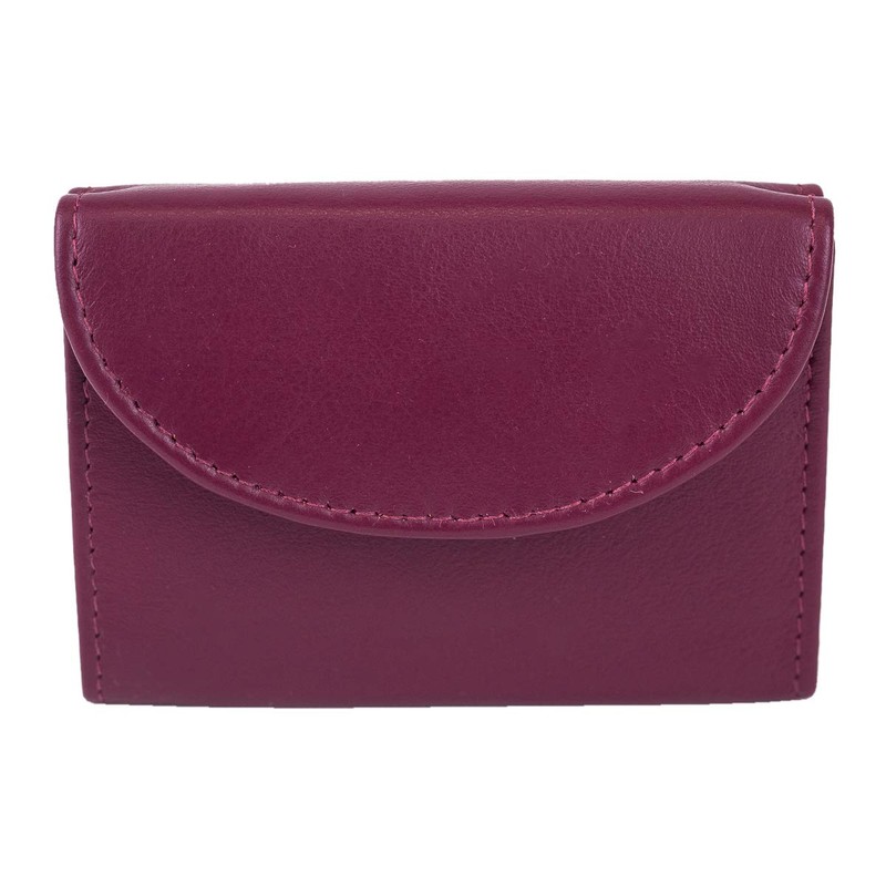Small wallet LEAS, Genuine Leather, red - ''LEAS Mini-Edition''