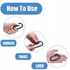 SoftcuteLee 4Pack Aluminum Alloy Carabiner Heavy Duty D Ring Clip