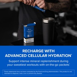 Designs for Sport Hydration Packs - Zero Sugar Electrolyte Powder with D-Ribose, Zinc + Vitamin C for Intense Workouts - 2X More Electrolytes Than Leading Powder Brand** (14 Electrolyte Packets)