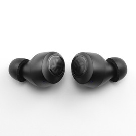 NANLANFAN Replacement Foam Ear Tips for JLab Go Pop+ / JLab Go Air Pop/JLab Go Sport+ / JLab Go Air Sport/JLab JBuds Mini/JLAB Epic Sport ANC 3 Earbuds, 3 Pairs (S/M/L, Black)