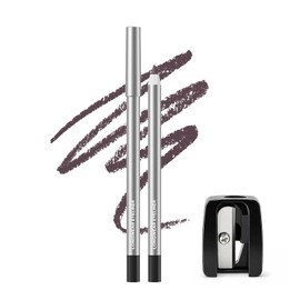Erinde Kajal Eyeliner Aubergine, Waterproof & Smudge-Proof, Highly Pigmented Eyeliner Pencil, Long-Lasting Eye Liner up to 18H, Soft and Smooth Application, Intensive Colour Release, Vegan, 02#