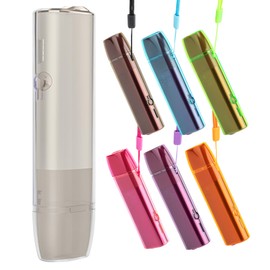 BOOFLYII Shockproof Protective Case [Compatible IQOS Ilma One] iqos iluma One Compatible Case, Full Protective Cover, PC Clear Case, Scratch Prevention, Anti-Slip, Strap Included, Convenient Carrying