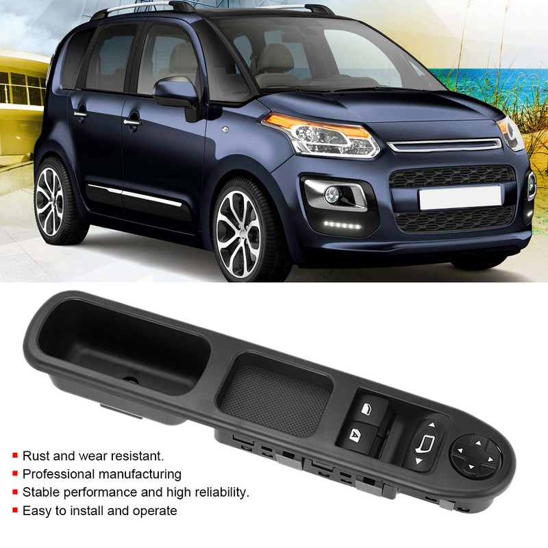 Right Driver Side Window Control Switch 6554QC Fit for Peugeot