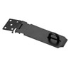 3" Black Heavy Duty Secure Door Latch Hasp and Staple