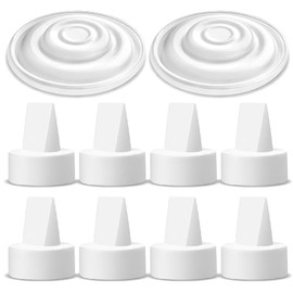 Maymom - Piezas de bomba compatibles con Spectra S1 Spectra S2 Spectra Incl Válvula de pico de pato de repuesto Spectra S2 Piezas de repuesto no originales de la bomba Spectra (8 Membrana 2)