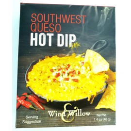 Wind and Willow Southwest Queso Hot Dip Mix - 1.4 Ounce (4 Pack)