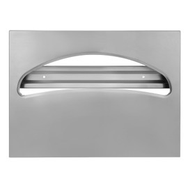 Stardrix Stainless Steel Toilet Seat Cover Dispenser, Wall Mount Single or 1/2 Fold Large Capacity Toilet Seat Covers Holder for Commercial and Residential, Brushed