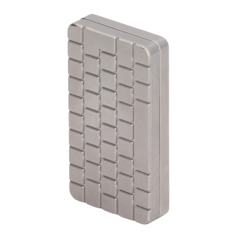 Magnetic Push Slider Computer Keyboard Printing Metal Fingertip Push Card
