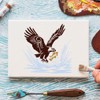 Gzfwthl 11pcs Eagle Stencils Large Reusable 11.8inch Animal Wood Burning