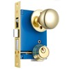 Tandefio 1 Set Double Cylinder Mortise Lock Iron Gate Ornamental