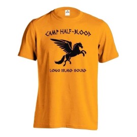 Playera Camiseta Camp Half Blood Campamento Media Sangre Unx