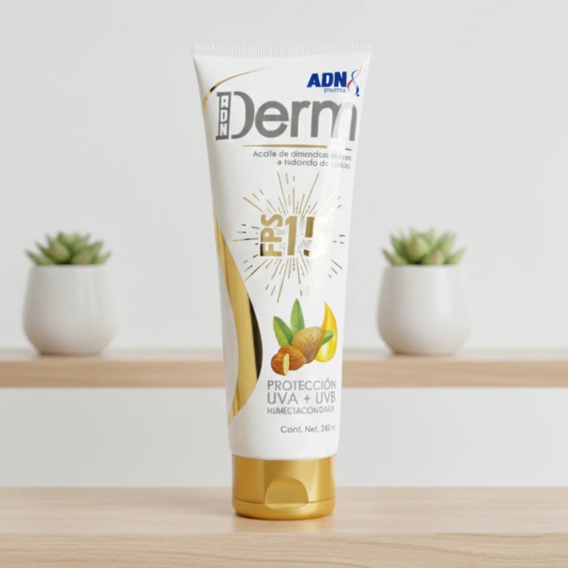 Derm Crema Hidratante Aceite Almendra Fps 240ml