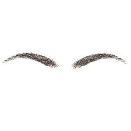 False Eyebrows, HiDoLa 100% Human Hair Artificial Real Hair Handmade Crochet False Eyebrows Invisible Realistic Natural Fake Eyebrows(MMB2-1B)