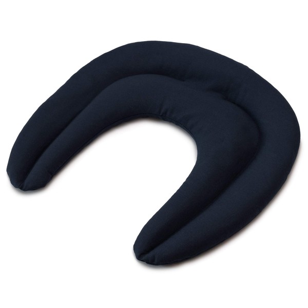 Linseed Neck Pillow with Chambers, Dark Blue, Linseed Cushion, Neck