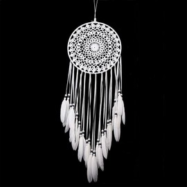 DEWEL Dream Catcher, Scary Dream Catcher, Dream Catcher, Happiness Protection, Handmade Knitting, Decoration, Birthday, Dream Catcher, Wind Chime, Wall Hanging, Car Decoration, Feather Decoration,