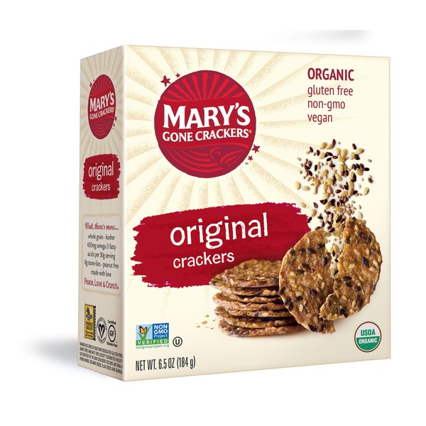 Mary's Gone Crackers, Organic, Original, 6.5 Oz