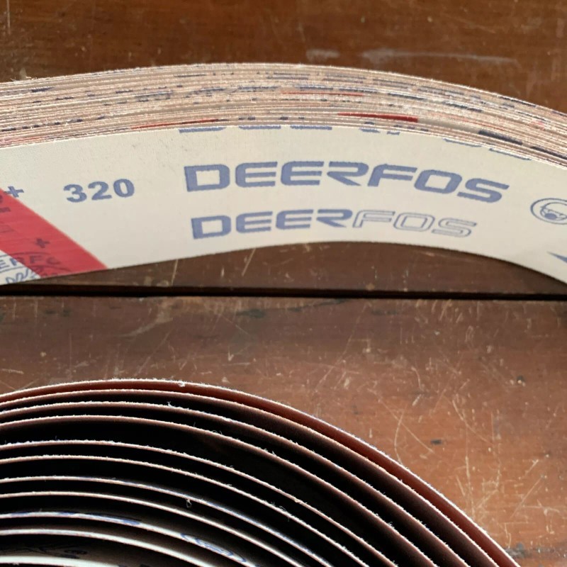 DEERFOS 25 DEERFOS ABRASIVES SANDING BELTS 2-3/8" X 49-3/4" 320