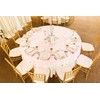 10 Pack Round Table Cloth White Round Tablecloth 120 Inch