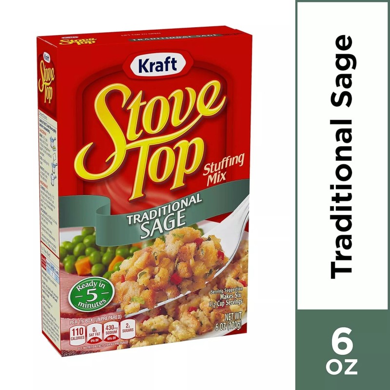 Stove Top Traditional Sage Stuffing Mix (6 oz Box)