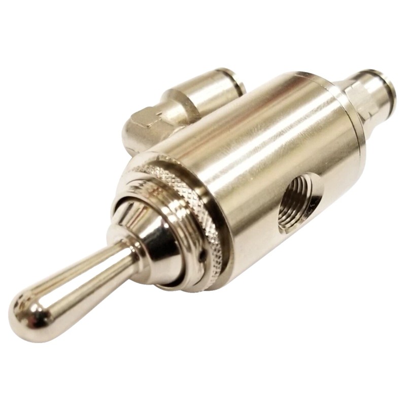 airmaxxx Manual Air Ride Valve 3 Position Toggle Switch 1/4"