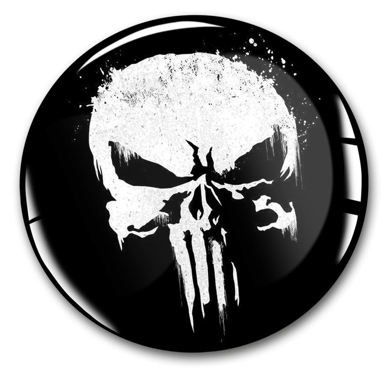 4 x Gel Sticker for Hub Caps, 60 mm Diameter,