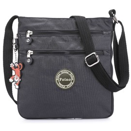 Foino Women's 910 Shoulder Bag, Black Large