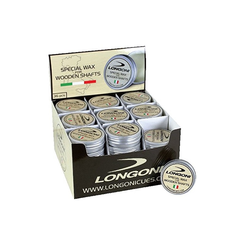 Longoni Professional Carom Pool Cue Cleaning Wax in New Formula